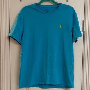 Polo by Ralph Lauren Men's Teal T-Shirt
